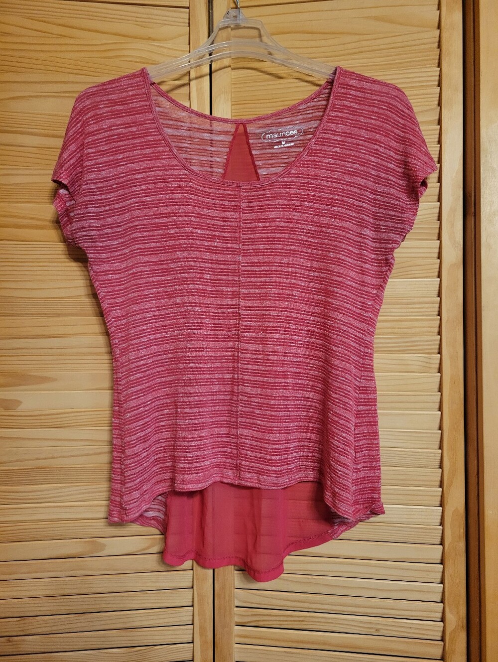 Maurices High Low Tunic Sheer Womens Size Medium
